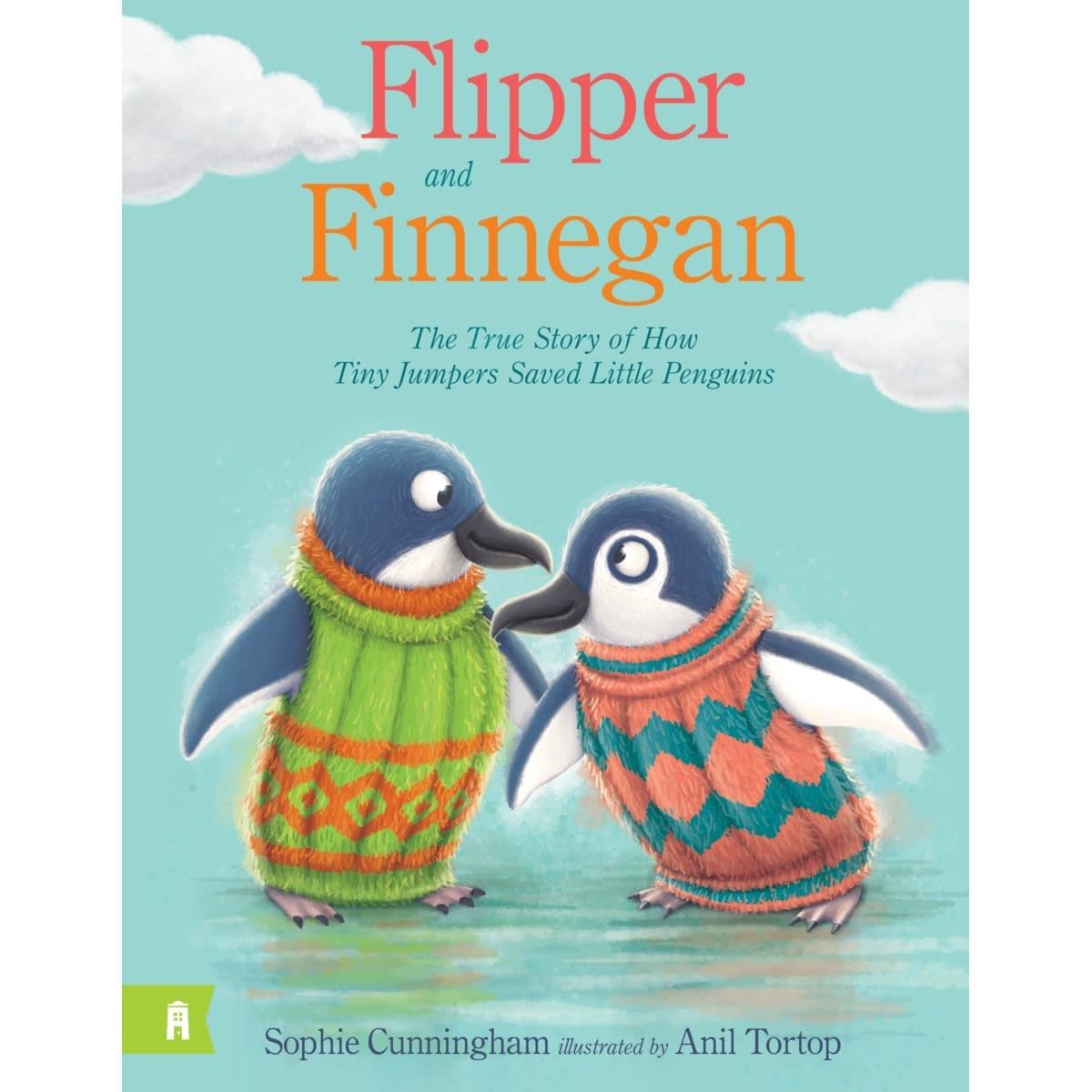 Flipper and Finnegan - The True Story of How Tiny Jumpers Saved Little Penguins by Sophie Cunningham - Book