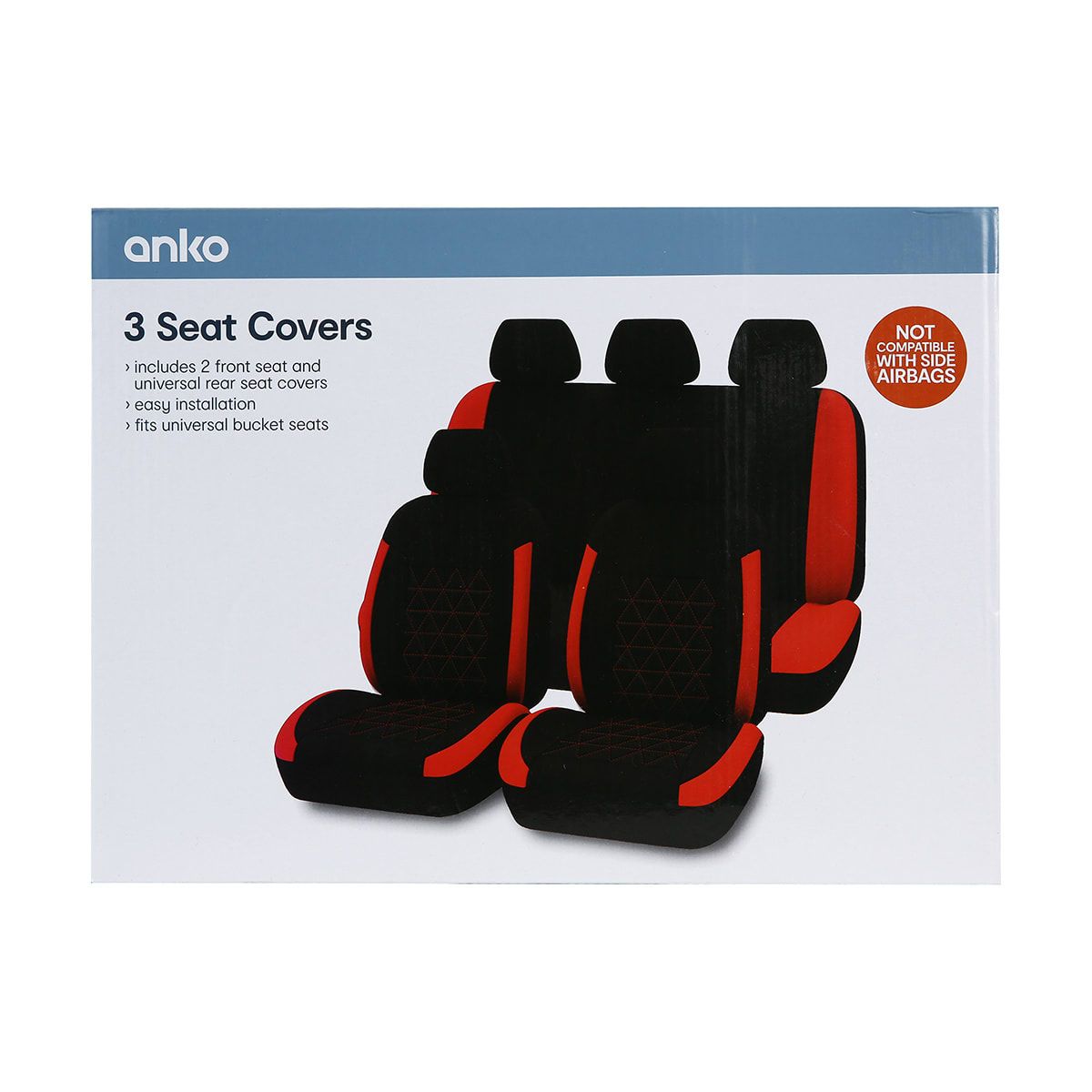 3 Seat Covers