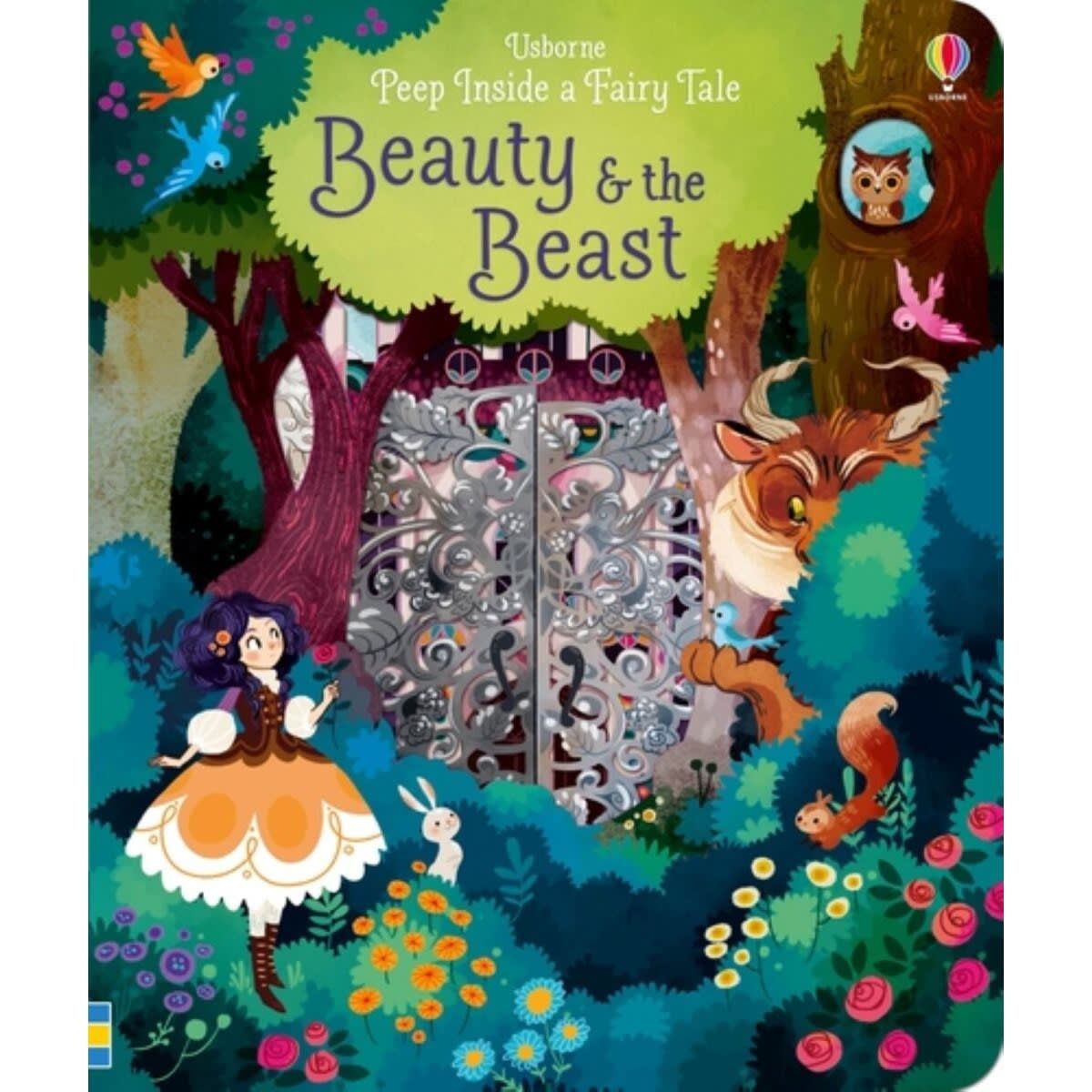 Peep Inside a Fairy Tale: Beauty & The Beast by Anna Milbourne - Book