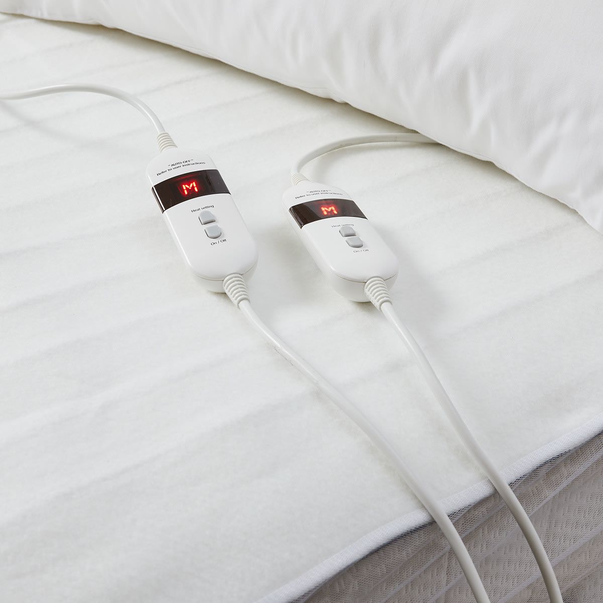Fitted Electric Blanket - Double Bed, White