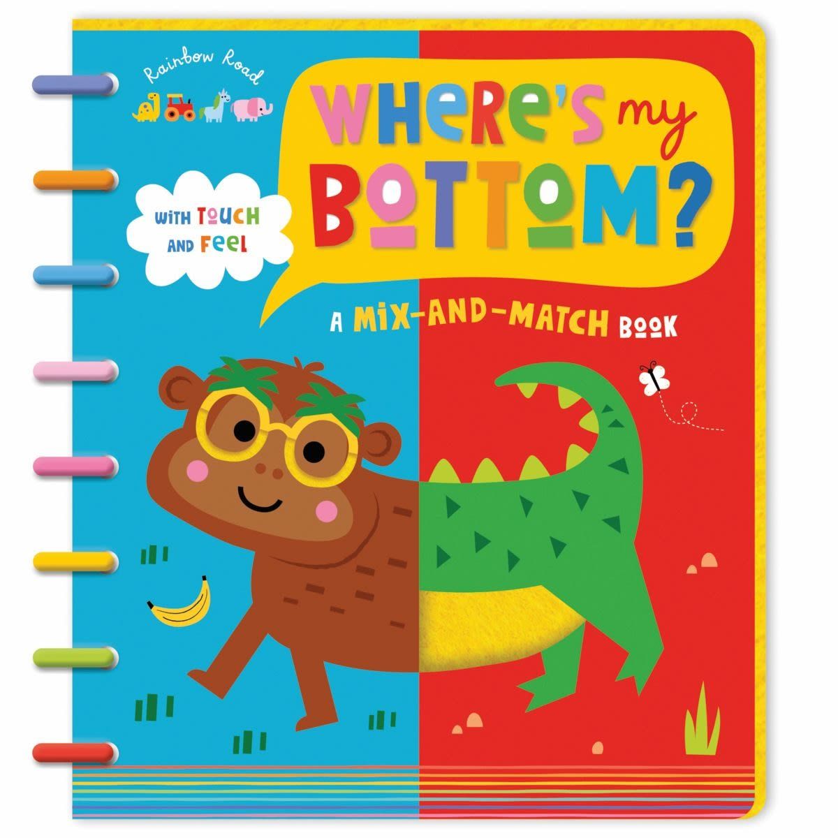 Rainbow Road Where's my Bottom? - Book