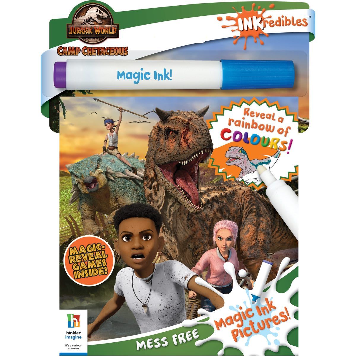 INKredibles Jurassic World Camp Cretaceous Magic Ink Pictures - Book