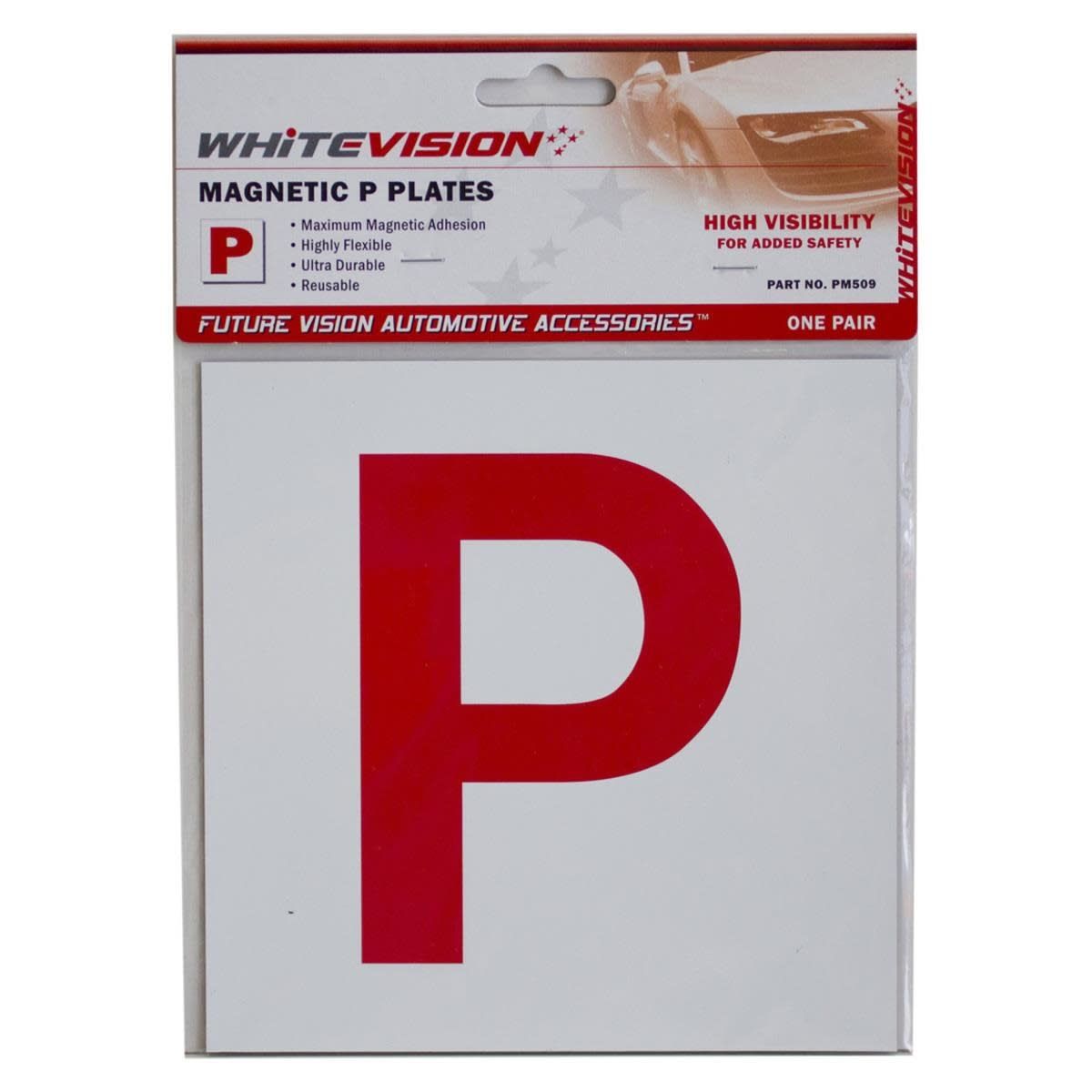 Whitevision Magnetic P Plates - VIC/WA