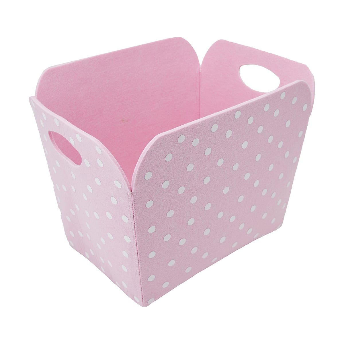 Felt Storage Basket - Pink