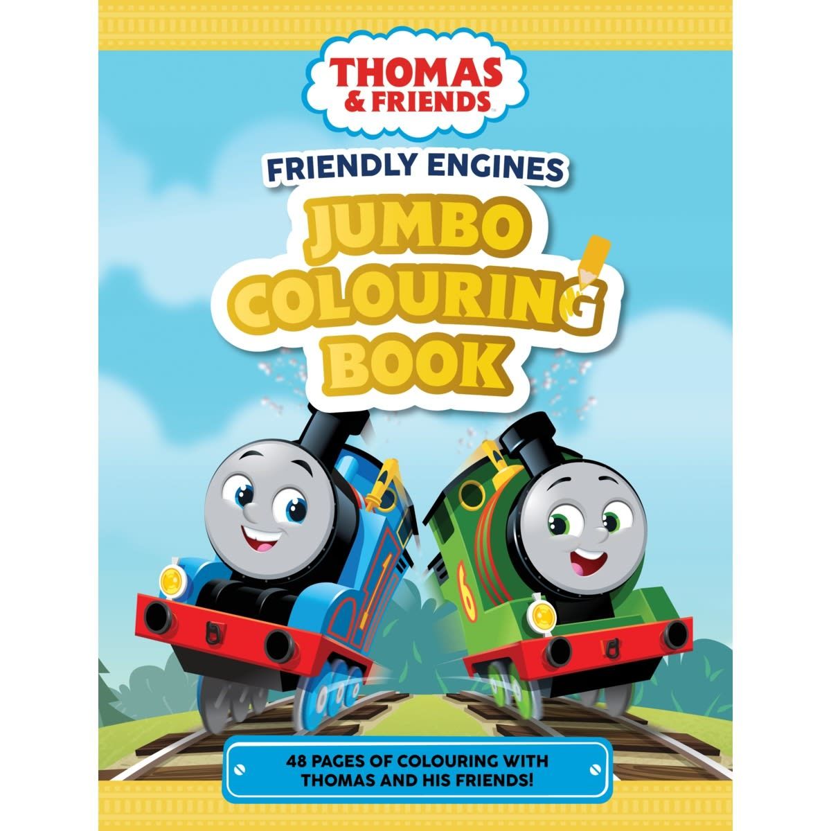 Thomas and Friends: Friendly Engines - Jumbo Colouring Book