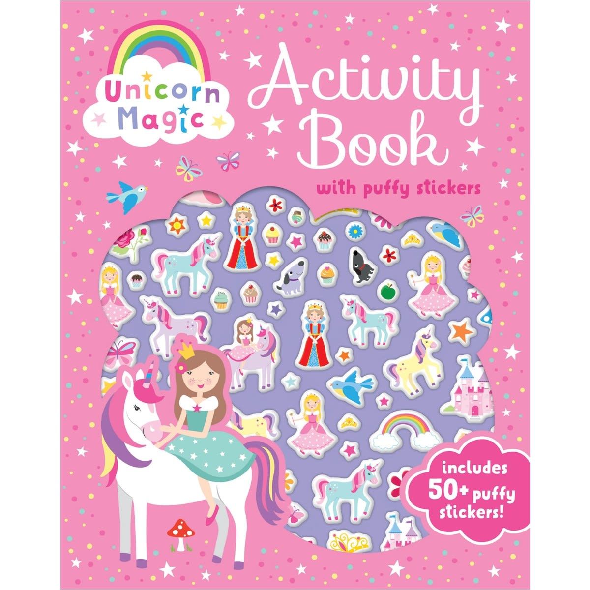 Unicorn Magic Activity Book with Puffy Stickers