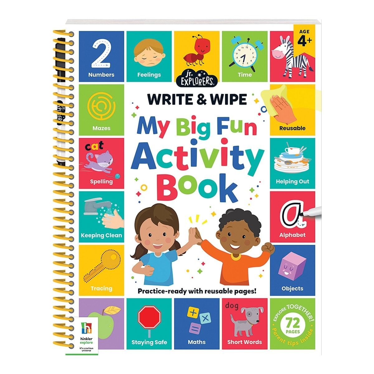 Jr. Explorers Write and Wipe My Big Fun Activity Book
