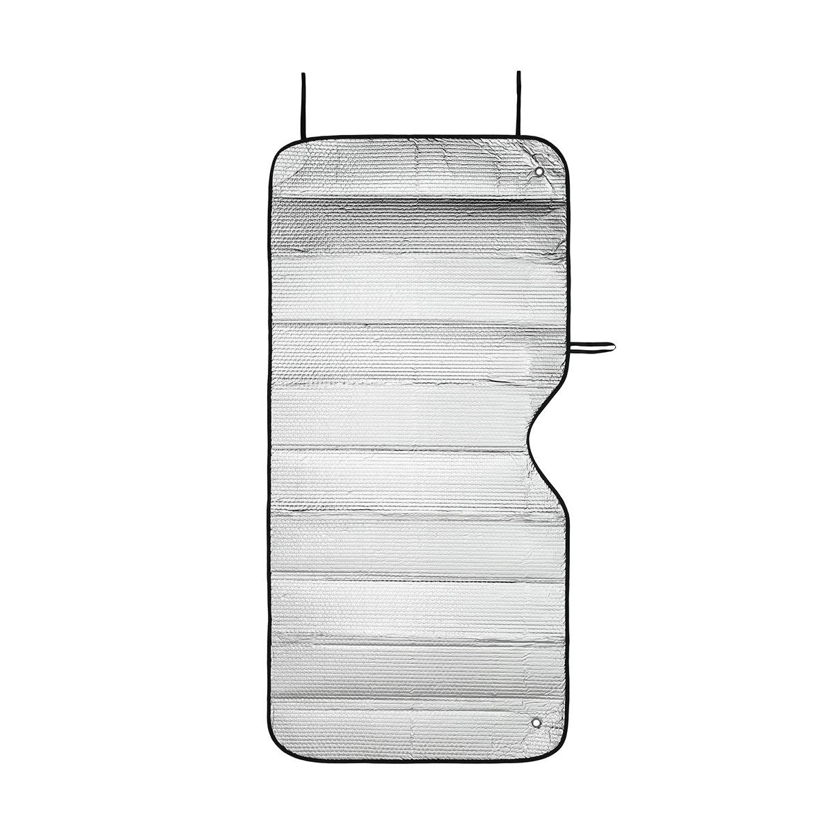 Front Accordion Sunshade - Silver
