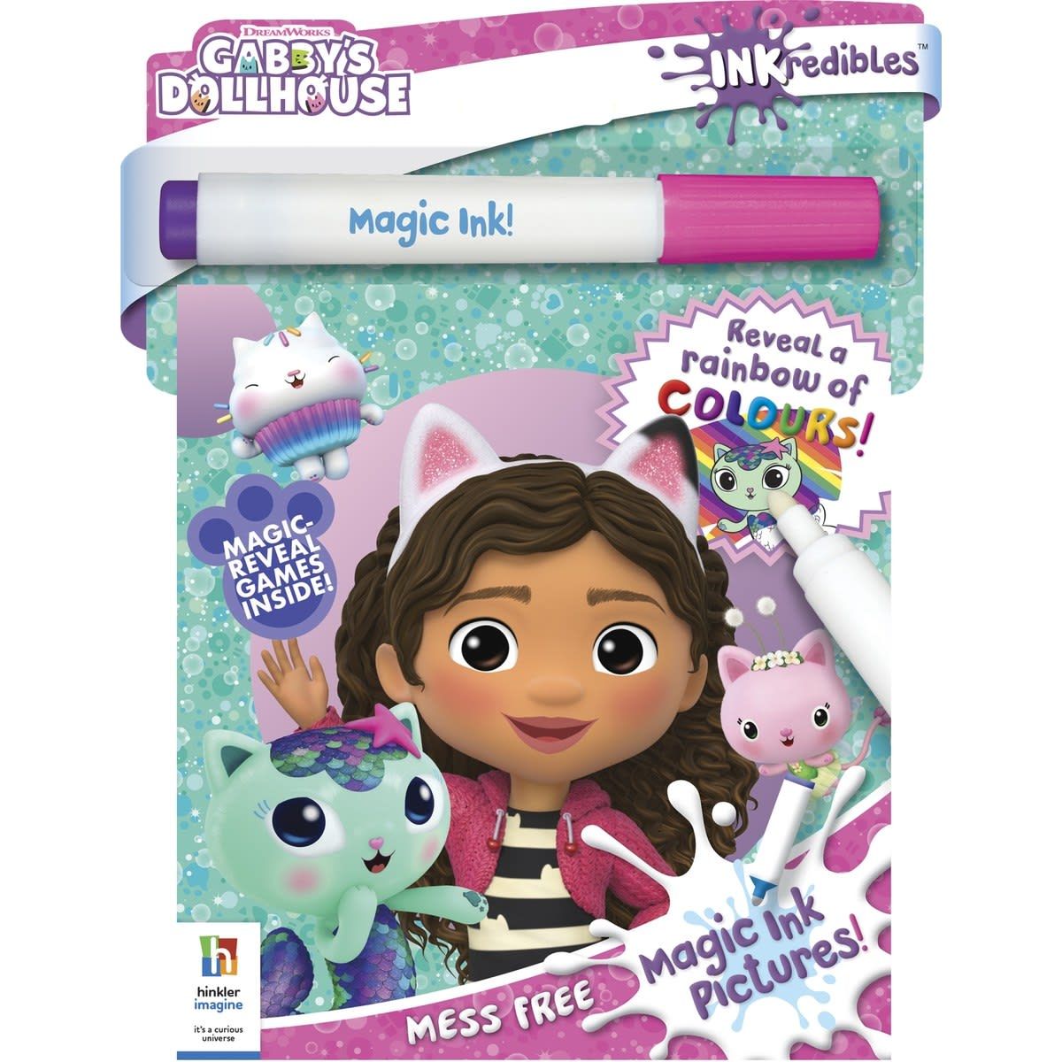 INKredibles DreamWorks Gabbyâs Dollhouse Magic Ink Pictures - Book
