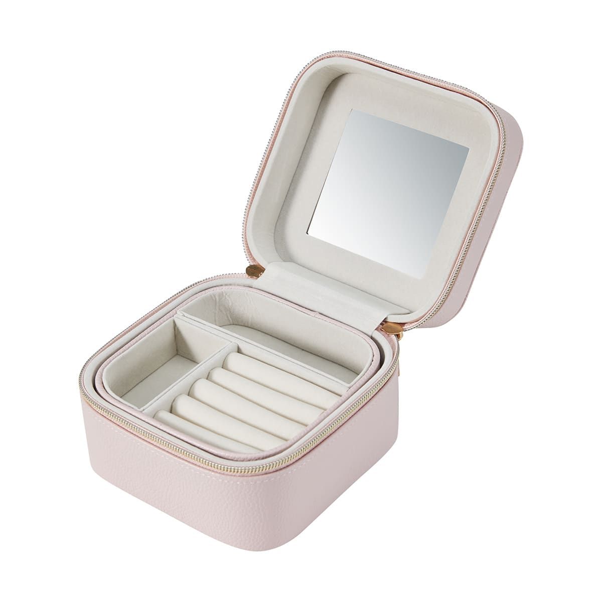 Square Zip Jewellery Box - Medium