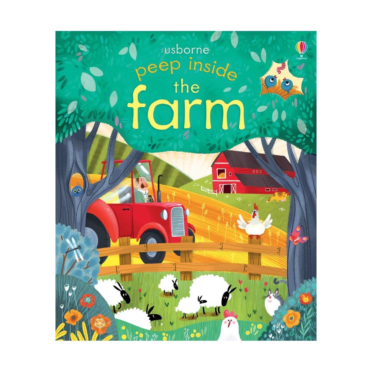 Usborne Peep Inside The Farm - Book