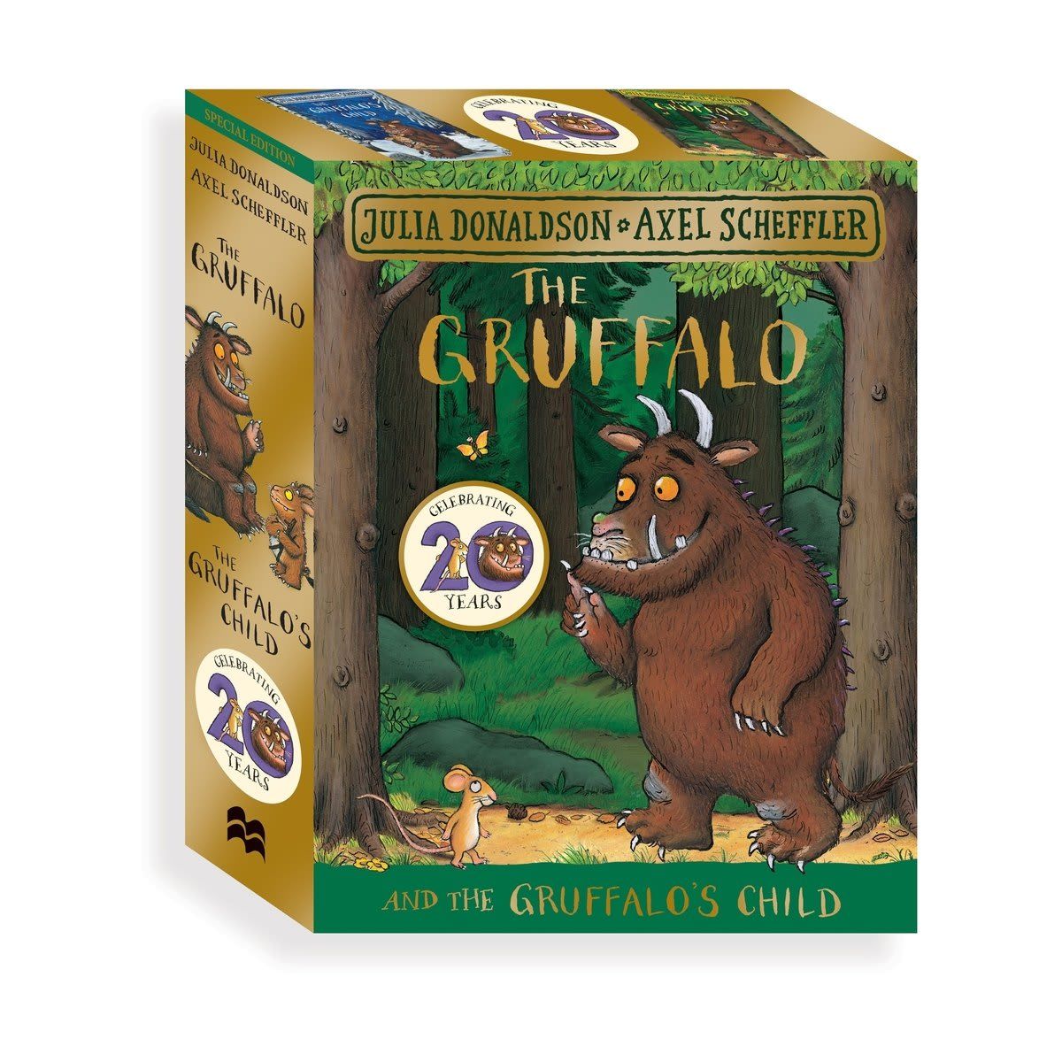 The Gruffalo and the Gruffalo's Child Board Book Gift Slipcase by Julia Donaldson