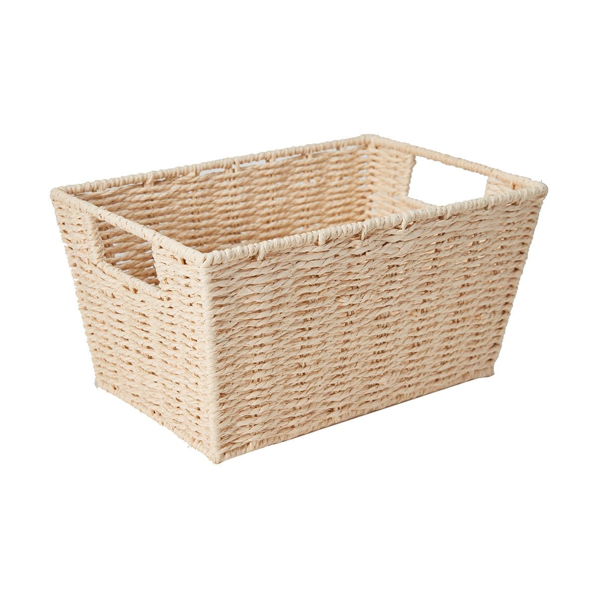Tapered Paper Rope Basket - Natural