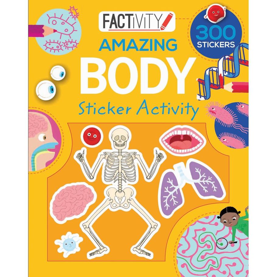 Factivity: Amazing Body Sticker Activity Book