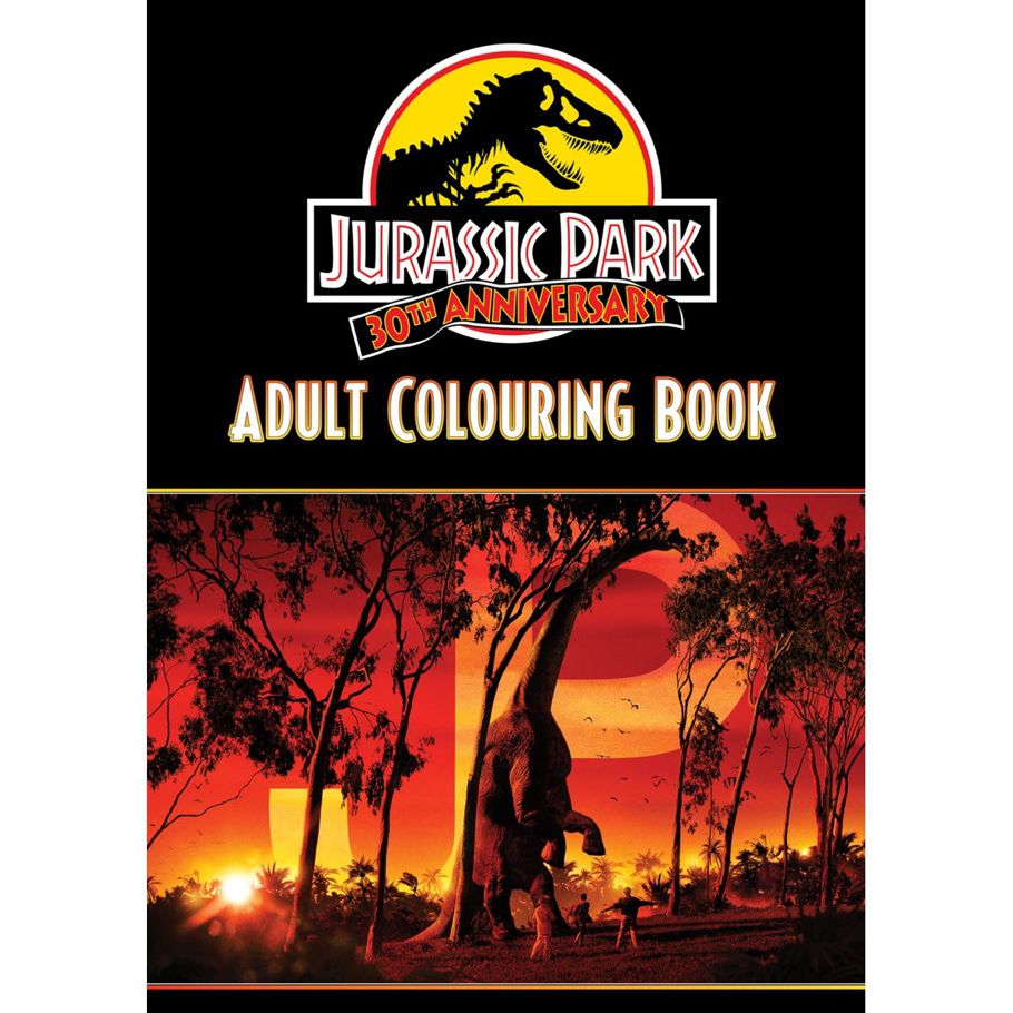 Jurassic Park 30th Anniversary Adult Colouring Book