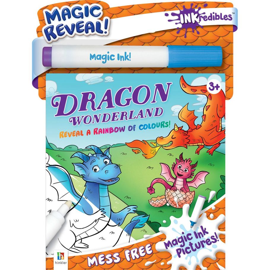 INKredibles Magic Ink Pictures: Dragon Wonderland Activity Book