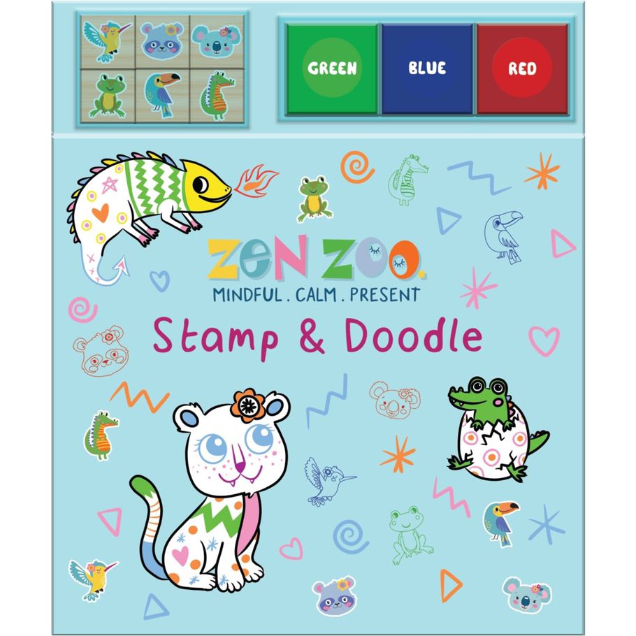 Zen Zoo Stamp & Doodle - Book