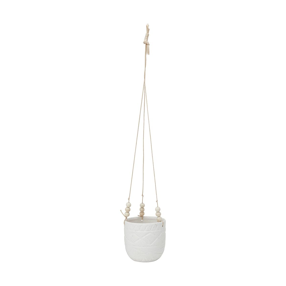 Embossed Geo Hanging Pot