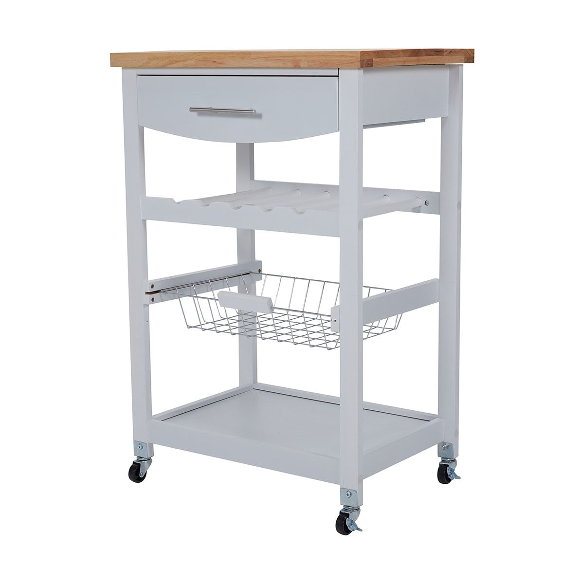 White Kitchen Trolley