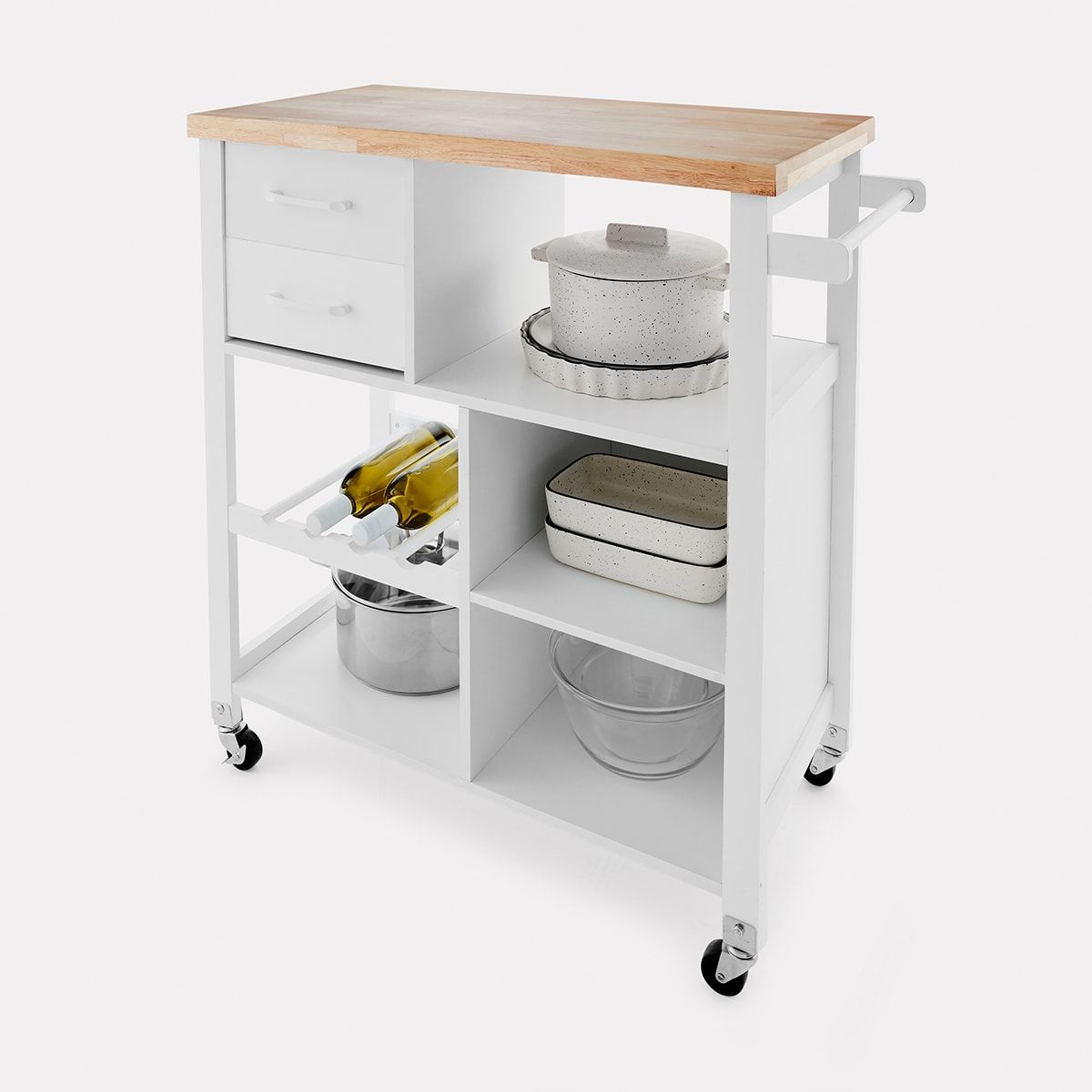 Large White Trolley
