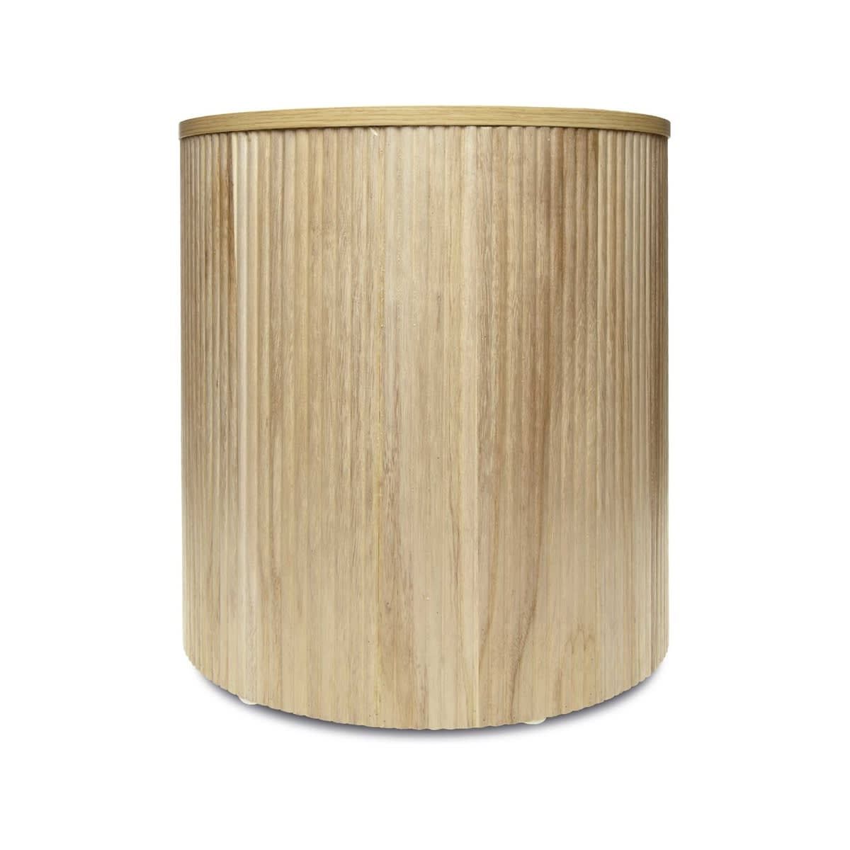 Ribbed Side Table