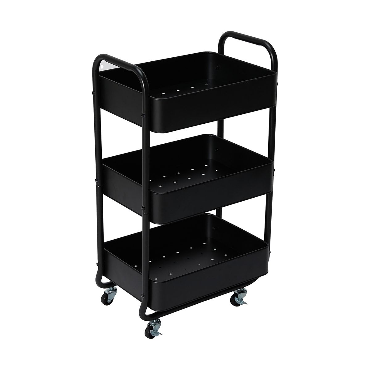 3 Tier Trolley - Black