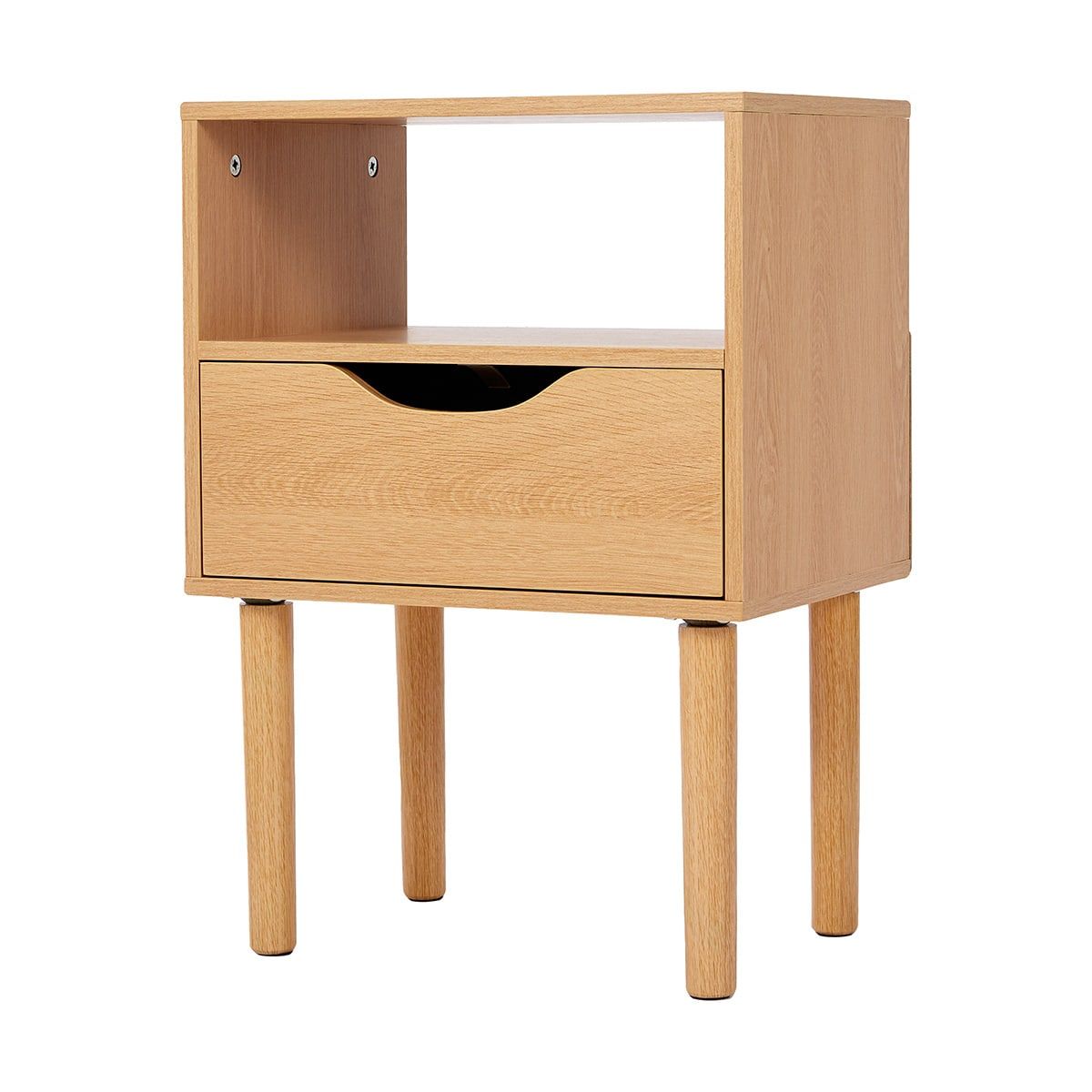 Oak Look Bedside Table