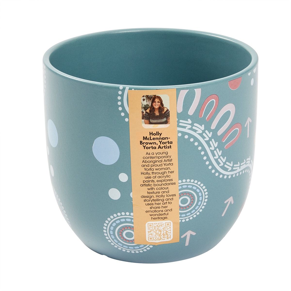 Leaving Footprints Ocean Pot