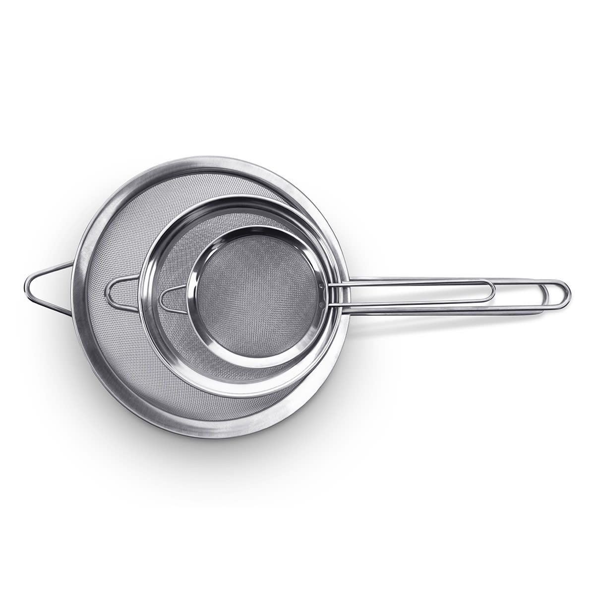 3 Metal Strainers