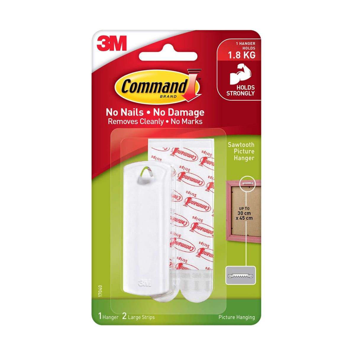 Command Picture Hanger Sawtooth - White
