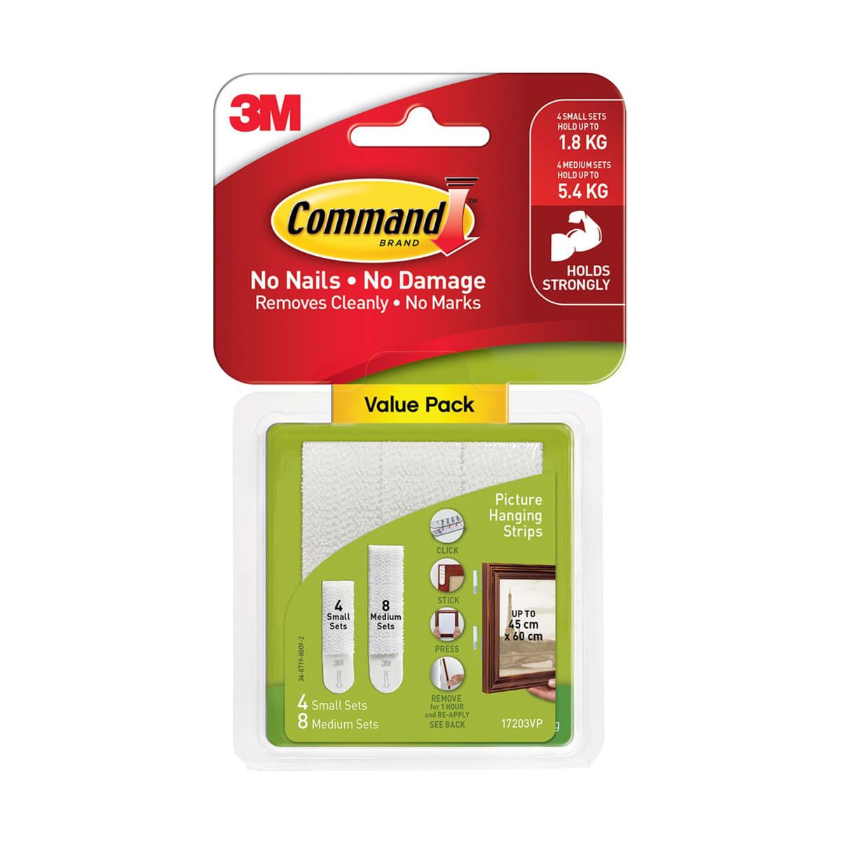 Command Picture Hanging Strips Combo Pack - Small/Medium