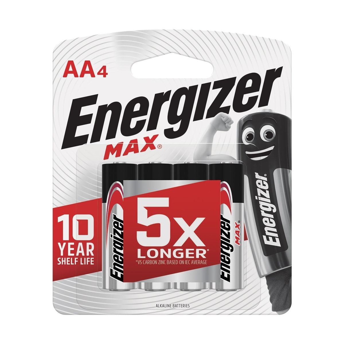 4 Pack Energizer Max AA Batteries
