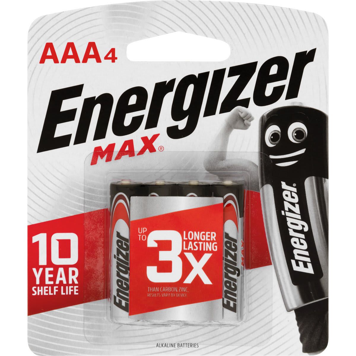 Energizer Max AAA Batteries - 4 Pack