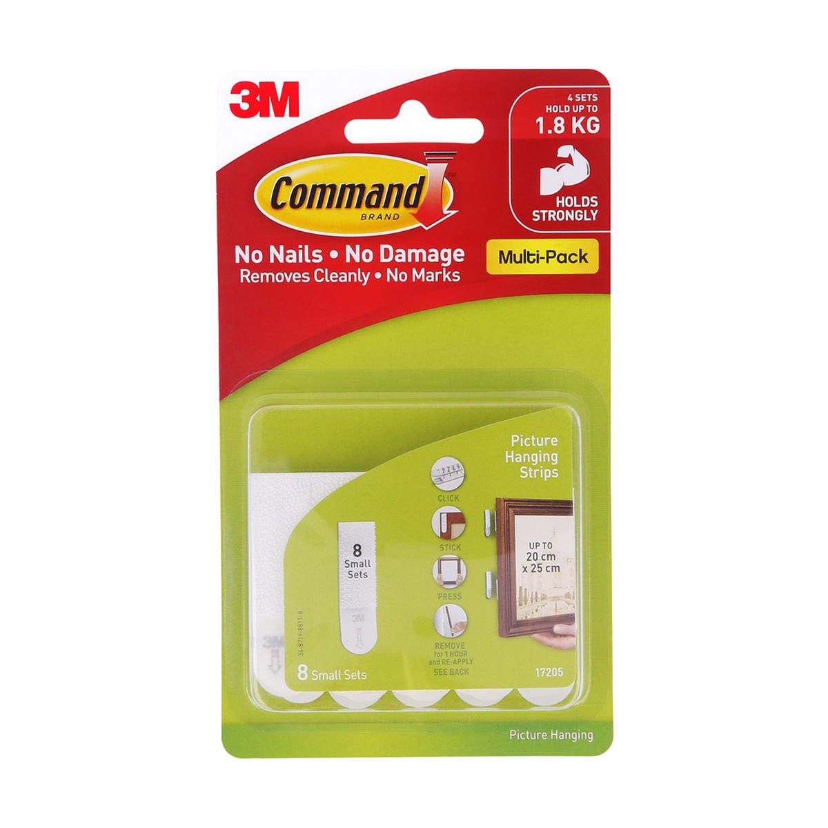 Command Picture Hanging Value Pack Strips - Small