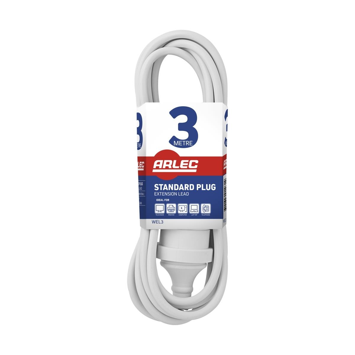 Arlec Domestic Extension Lead - 3m