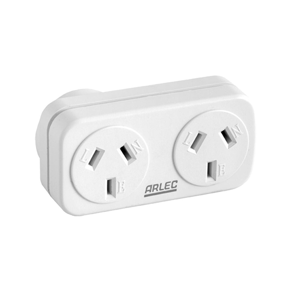 Arlec Right Hand Double Adaptor