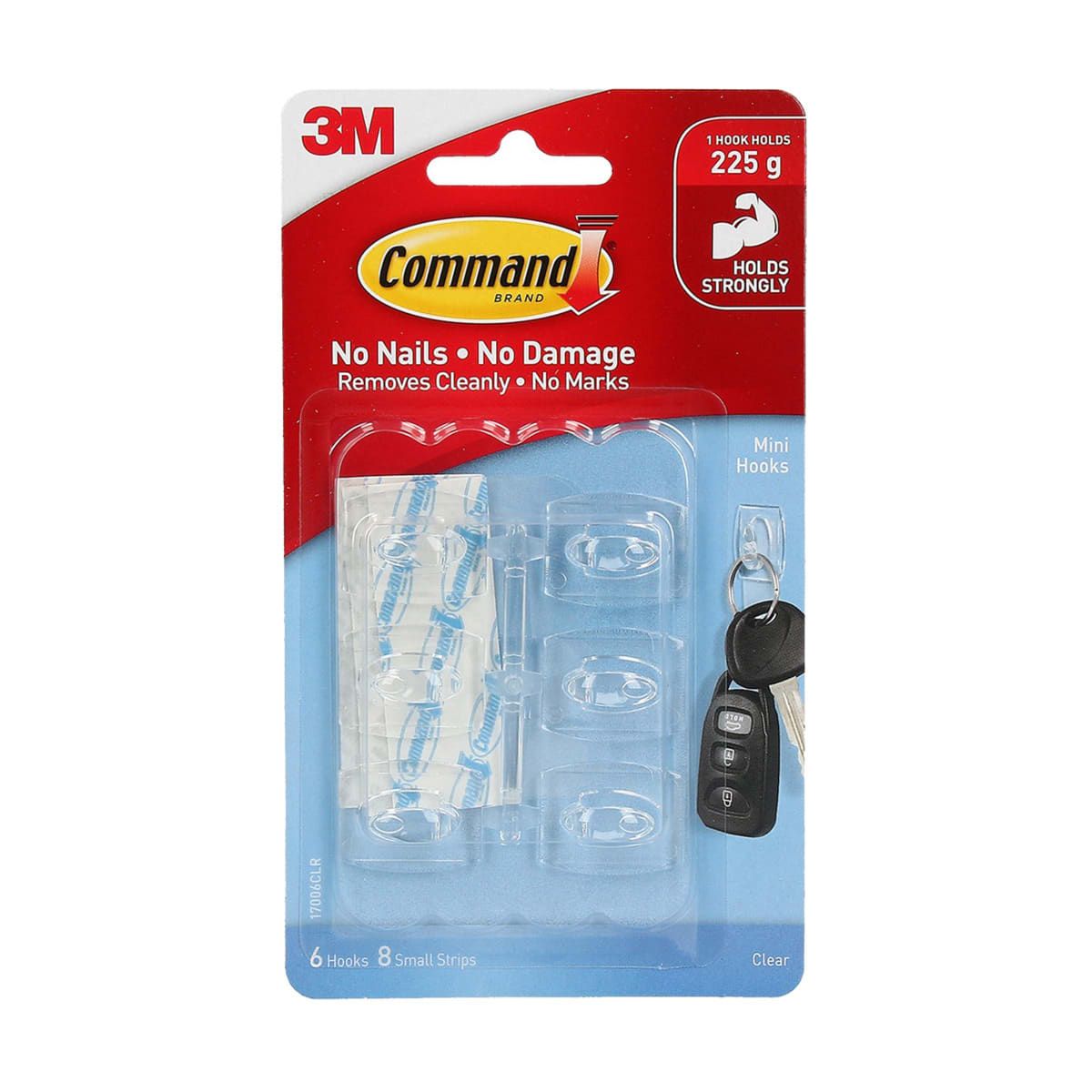6 Pack Command Mini Hooks