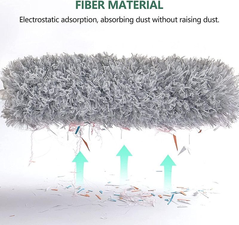 VKK TRADERS Microfibre Wet and Dry Brush  (Grey)
