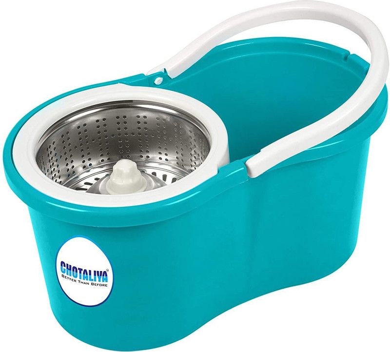 CHOTALIYA B-112 Steel Spin Cleaning Bucket Only (Sky Blue) Bucket