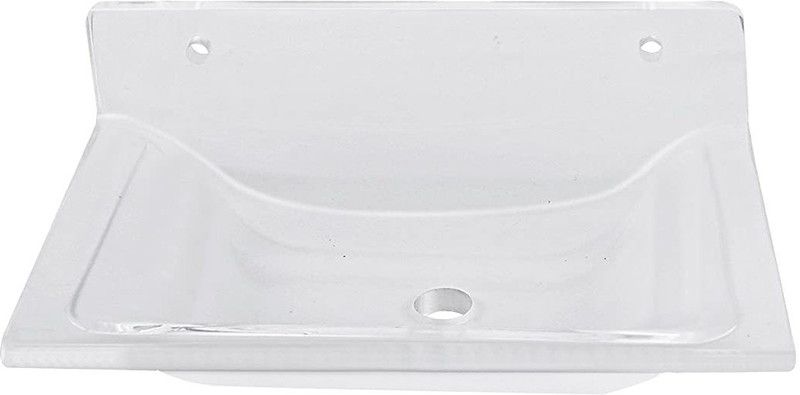 Wisdom Soap Dish Square Acrylic Soap Holder HEAVY  (TRANSPARENT)