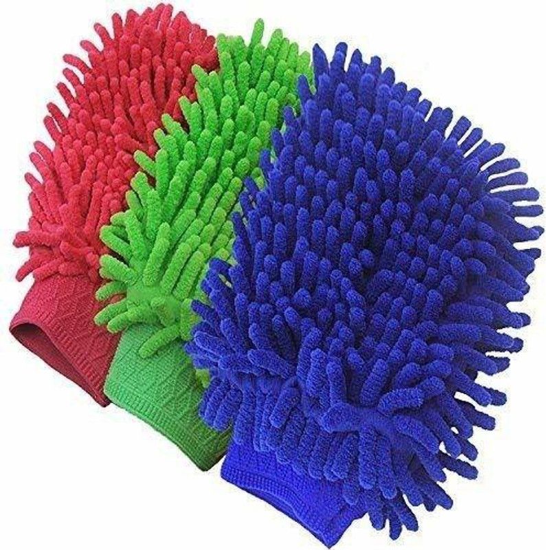 rushabh collections Wet and Dry Glove Set  (Medium Pack of 3)