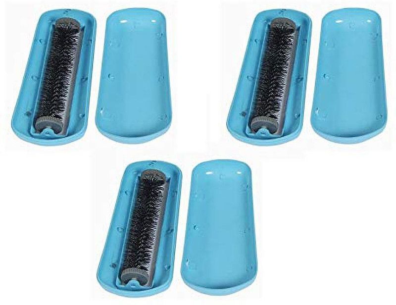 Vararo Carpet Table Brush Plastic Handheld Crumb Sweeper Crumb Sweeper Roller Sofa Bed Brush Dirt Cleaner Collector for Bedroom Study Nylon Dry Brush  (Multicolor)