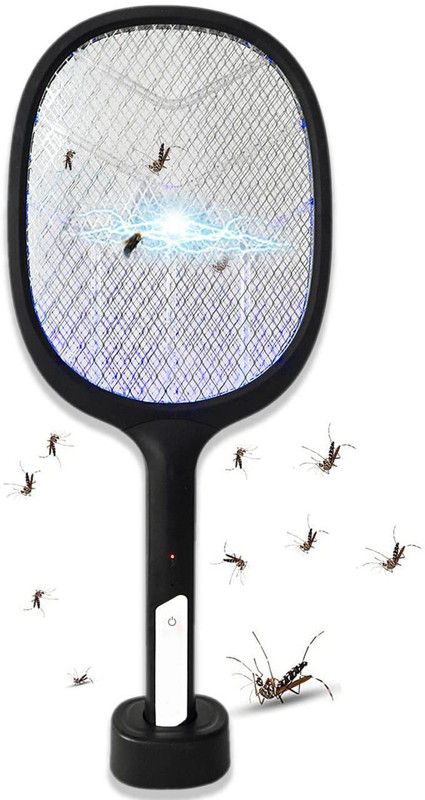 Surisha Rechargeable Electric Fly Swatter Mosquito Killer Racket Bat with UV Light Lamp Electric Insect Killer Indoor, Outdoor  (Bat)