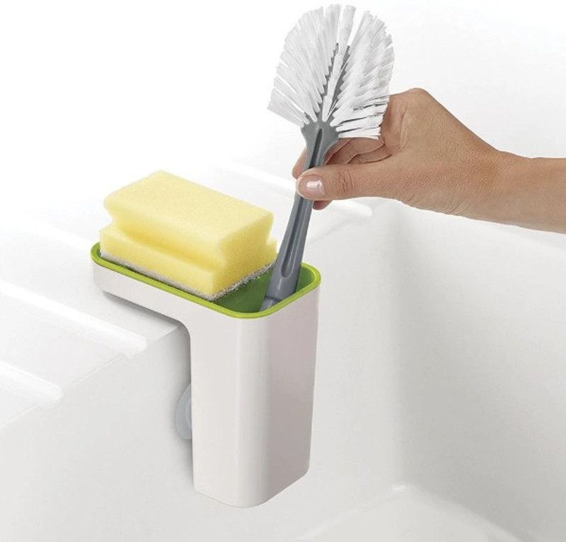 GLOBEX Bathroom Sink Pod Self-Draining Sink Pod Self-Draining Sink Caddy Kitchen Sink Sponge Holder  (Plastic)