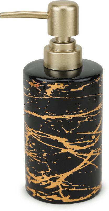 REXONA Soap Dispenser Long Black Map 420 ml Liquid Dispenser  (Black)
