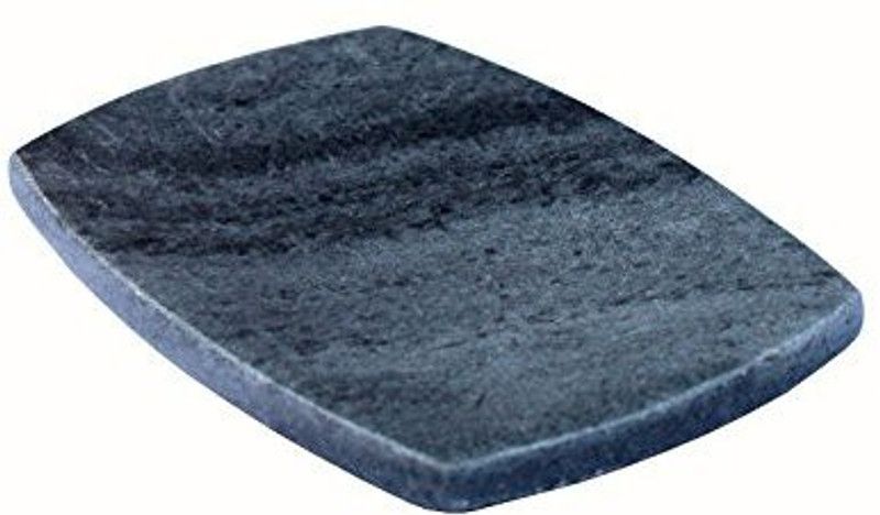 KLEO Natural Stone Soap Dish Bath Accessories for Bath, Tub or Wash Basin i  (DUAL TONE (Black))