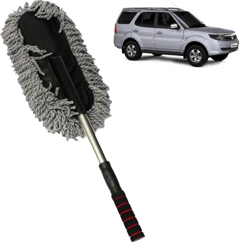 Rhtdm Portable Car Wash Cleaning Brush Microfiber Dusting Tool Wet and Dry Duster