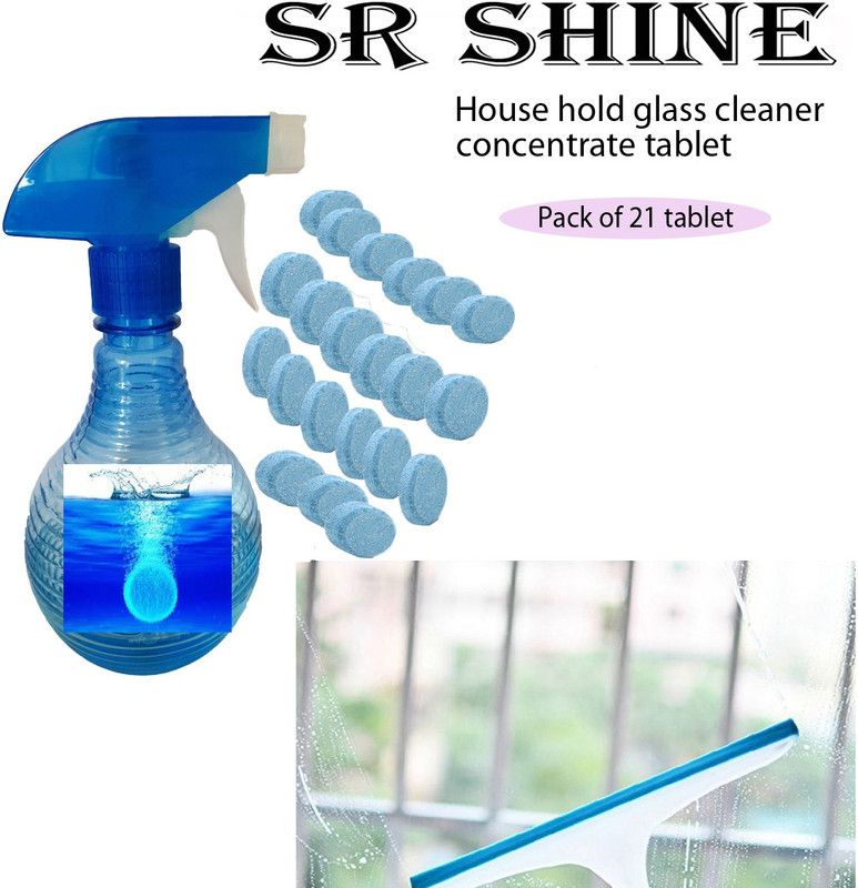 S R SHINE SR# 21 GCT GLASS CLEANER TABLET  (21 x 3 g)