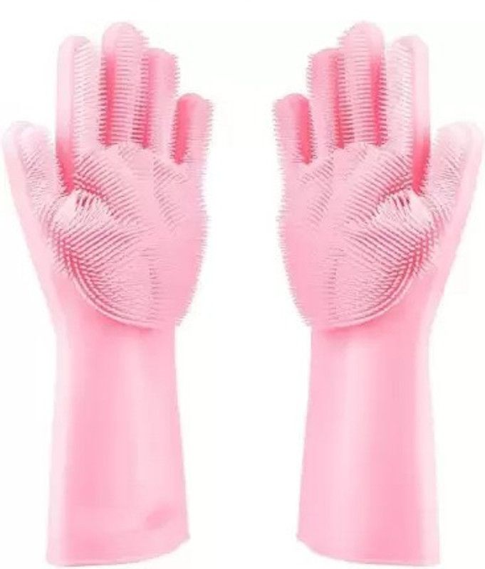 VRAI Wet and Dry Glove Set  (Free Size Pack of 2)