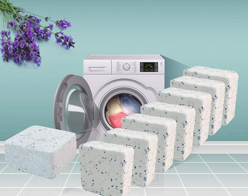 Eco-Gals Lavender Fragrance Washing Machine Tub/Drum/Laundry Deep Cleaner Tablet Dishwashing Detergent  (12 Tablet)